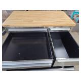 TRINITY 48x26 Stainless Steel Rolling Workbench With Keys. $1299. Commercial Grade. Heavy !