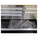 TRINITY 48x26 Stainless Steel Rolling Workbench With Keys. $1299. Commercial Grade. Heavy !