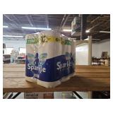 Sparkle Tear-A-Square Paper Towels  White  6 Double Rolls