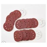 Lot of 2, EMPOWER Set of 18 5" Orbital Sanding Paper -Aluminum Oxide