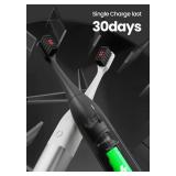 Allegro Luxury Premium Polished Metal Sonic Electric Toothbrush M1,Gunmetal Grey