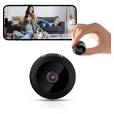 2025 Upgraded Small Hidden Spy Camera Wireless Indoor - WiFi Small Cameras Hidden Wireless - 1080P HD Home Security Camera - Nanny Camera for Pet, Baby - Motion Detection, Night Vision (A9)