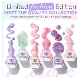 modelones Nail Polish Set, 6 Colors Shimmer Pearl Chrome White Pink Mermaid Purple Quick Dry Nail Polish Kit Fingernail Polish 2025 Manicure DIY Salon Home Gifts for Women Girl