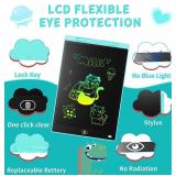 2 Pack Genialba LCD Writing Tablet 8.5-Inch Colorful Doodle Board, Toddler Learning Educational Toys Gifts for 3-8 Years Old Girls and Boys, Electronic Drawing Pad for Kids (Pink&Blue)