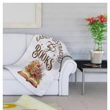 Undergo Book Lovers Gifts, Bookish Gifts for Book Lover, Book Lover Gifts for Women, 50"X60" Flannel Throw Blankets for Couch Sofa, Blanket for Book Lover