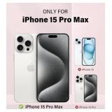 ArtsEvo Strong Magnetic for iPhone 15 Pro Max Case, Compatible with MagSafe, 360  Military-Grade Protection, Slim Translucent Matte Phone Case, Black