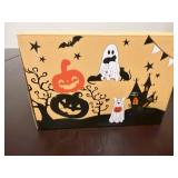 Halloween Decorations Indoor,Ghost Decor, Light Up Ghosts Kit Set of 4,Friendly Pets,Gothic Home Decor(2ghost 2dog)