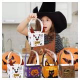 JOINCCI 24 PCS Halloween Treat Boxes Candy Boxes for Kids - 4"x4"x4" Cardboard Treat Boxes Goodie Bags for Trick or Treat, Kids Halloween Party Favors, Classroom Exchange Gift (for Candy, Cookies)
