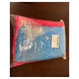 3PCS Women Light Blue Tutu Tulle Skirt Fairy Fluffy Ballerina Skirt Costume with Beehive Wigs, Halloween Fancy Dress Up Large