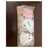 JarThenaAMCS Halloween Hanging Ornament Floral Ghost Wooden Hanging Decoration Cute Pendant with Hemp Rope for Home Party Wall Decor, 24 Pack