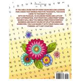 Stay Positive! Large Print Word Search: Interesting Wordfind Puzzles and Simple Coloring Pages for Adults and Seniors to Relax and Have Fun