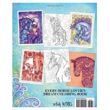 The Magical World Of Horses: Adult Coloring Book (Amazing Horses)