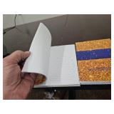 Lot of 2 Blue and Gold Glitter Soror Journal: Sigma Gamma Rho inspired