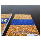 Lot of 2 Blue and Gold Glitter Soror Journal: Sigma Gamma Rho inspired