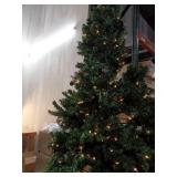 Yaheetech 9Ft Pre-lit Artificial Christmas Tree - Retail: $170