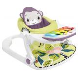 Fisher-Price Kick & Play Deluxe Sit-Me-Up Activity Center with Piano Toy, Multi - Retail: $75