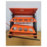 TORACK Spray Paint Can Holder Wall Mount, Heavy Duty Metal Spray Can Holder for Garage, Paint Can Storage Rack for Shop, Holds Up to 100 lbs (Missing Screws)