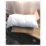 2 Standard White Bed Pillows 20 x 36