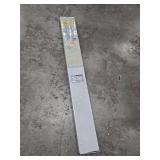 Achim GII Morningstar Cordless Vinyl Light Filtering Window Mini Blind  34  W x 64  L  Pearl White