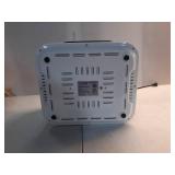 NutriChef 5.5 Liter Air Fryer - Customized Digital Electric Oil-Free Cooker with Transparent Window - White (MISSING BASKET)- Retail: $90