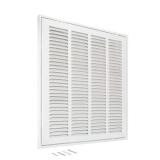 EZ-FLO 61654 Return Filter Grille 16" X 16" - White
