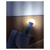 Modern Ring Floor Lamp Brushed Nickel Finish - Threshold: ETL Listed, Cotton/Polyester Shade, Metal Body - Retail: $70