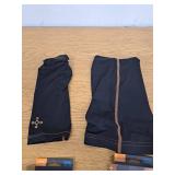 Tommie Copper Sport Compression Knee Support Sleeve - L/XL: Joint Support, Polyester and Tommie 14-18" Copper Sport Compression Calf Sleeve - L/XL: Muscle Support for Legs Pack