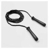 1.6" Segmented Jump Rope - Black - All In Motion: Polypropylene & TPR Material