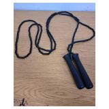 1.6" Segmented Jump Rope - Black - All In Motion: Polypropylene & TPR Material