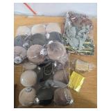 Syhood 38 Pcs Christmas Velvet Ornaments Decor Kit 3.15