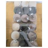 Syhood 38 Pcs Christmas Velvet Ornaments Decor Kit 3.15