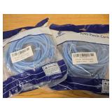 4 Feet Cat6 Patch Cable(6 Pack), Solid Pure Copper Patch Cord, Cat 6 Ethernet Cable, UTP Network, High Speed RJ45 Internet Cable, Compatible for Routers, Switches, PC, Servers, PS4/5, Xbox - Blue, 2 P