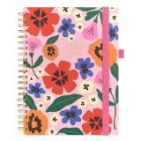 2 Count of And Per Se 2026 Planner with Pattern, A4 Size-Daily, Weekly & 18-Monthly Planner, Daily Schedule, Monthly Tabs, 100 GSM Thick Paper(Elegant Florals)