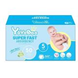 YOYOBOO Disposable Newborn Diapers, Hypoallergenic, Superior Absorbency & Lightweight, Designed to Reduce Baby