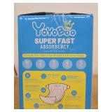 YOYOBOO Disposable Newborn Diapers, Hypoallergenic, Superior Absorbency & Lightweight, Designed to Reduce Baby