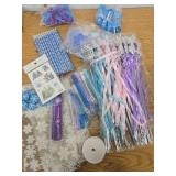 Winter Wonderland Party Favors Set with Snowflake Wands, Stamps, Pencils, Teen Party Supplies and Decorations (frozen party-122)