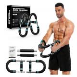 Twister Arm Trainer, Adjustable Chest Workout Equipment for Men & Women, Home Gym Strength Trainer, Muscle Builder & Strength Training for Arms, Chest