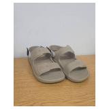 Mens Sandals, Beach Sandals & Slides, Comfortable Summer Slippers & Beach Shoes for Men, Lightweight & Non-Slip, Black Slides, Comfortable Slides SIZE 9