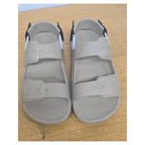 Mens Sandals, Beach Sandals & Slides, Comfortable Summer Slippers & Beach Shoes for Men, Lightweight & Non-Slip, Black Slides, Comfortable Slides SIZE 9