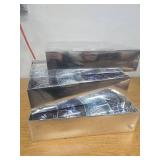 3 Count of 16ct Blue and Silver Christmas Ornaments Set for Xmas Trees, 3.15" Shatterproof Christmas Tree Decorations Hanging Ball Ornaments for Holiday Party Decor