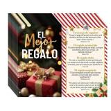 Marspark 400 Pcs Christmas Spanish Gospel Tract Card Bulk Salvation Card Pocket Holy Prayer Postcard Inspirational Bible Verses Bookmark for Christian Gift(the Best Gift)