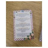 Marspark 400 Pcs Christmas Spanish Gospel Tract Card Bulk Salvation Card Pocket Holy Prayer Postcard Inspirational Bible Verses Bookmark for Christian Gift(the Best Gift)