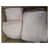 Showgeous 6 Panels Blush Pink Ceiling Drapes for Wedding Ceiling Drapes 5ftx30ft Wedding Arch Draping Fabric Sheer Curtains Voile Chiffon Drapery Draping Wedding Ceiling Decorations for Party Ceremony