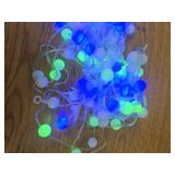 XIXIANGLIAN Globe String Lights, 13.1 Feet 138 LED Color Changing String Lights - 8 Modes, Waterproof Fairytale Lights for Party, Holiday, Wedding Decoration. (Multicolor, USB)