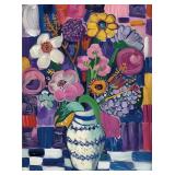 TAOZI&LIZHI Puzzles for Adults 1000 Pieces, Flower in Vase Jigsaw Puzzles for Challenging Family Home Decor Gifts DIY Puzzle Colorful Art - 20 x 27 Inches