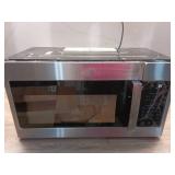 GE - 1.6 Cu. Ft. Over-the-Range Microwave with Convenience Cooking Controls - Stainless Steel (Dented)- Retail: $389