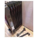 1 500-Watt Oil-Filled Radiant Electric Space Heater with Thermostat - Retail: $65