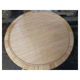 bali & pari Kalimantan Rattan and Mahogany Wood Coffee Table Light Honey - Retail: $325