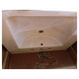 Fiona 7.28 in. Pedestal Sink Basin in White Fine Fireclay with 8 in. Faucet Spread - Retail: $80
