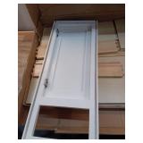 Hampton Bay 12 in. W x 24 in. D x 34.5 in. H Assembled Base Cabinet in Satin White - Retail: $189